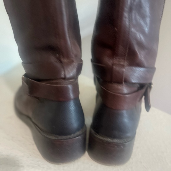 Vintage Foundry Co. Women's 10 Philippa mid-calf leather boots chocolate brown - Picture 9 of 16
